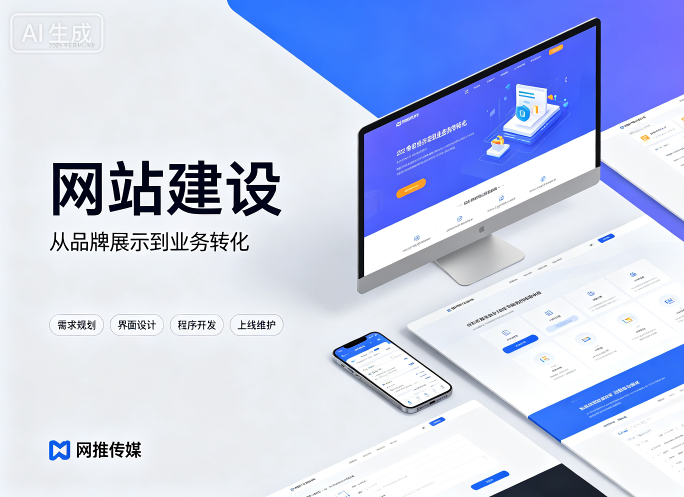 网站建设服务宣传图